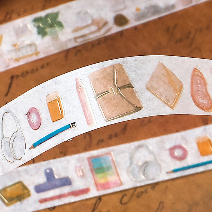 BGM Foil Stamping Masking Tape: My Creation - Collector — applied on surface