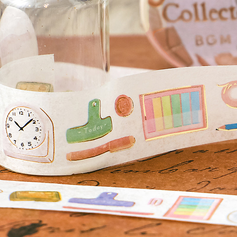 BGM Foil Stamping Masking Tape: My Creation - Collector — roll side