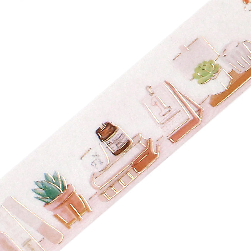 BGM Foil Stamping Masking Tape: My Creation - Vlogger — pattern detail
