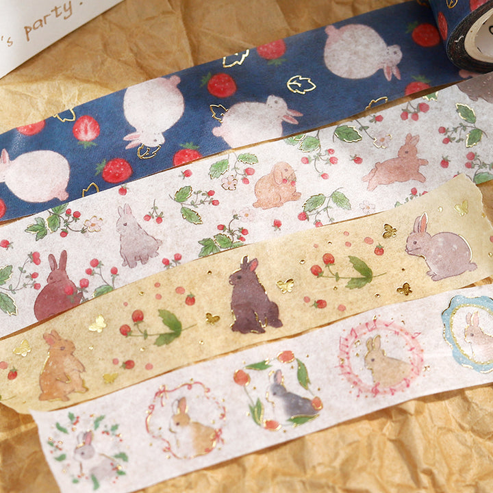 BGM Foil Stamping Masking Tape: Rabbit Country - Flame — colour swatch