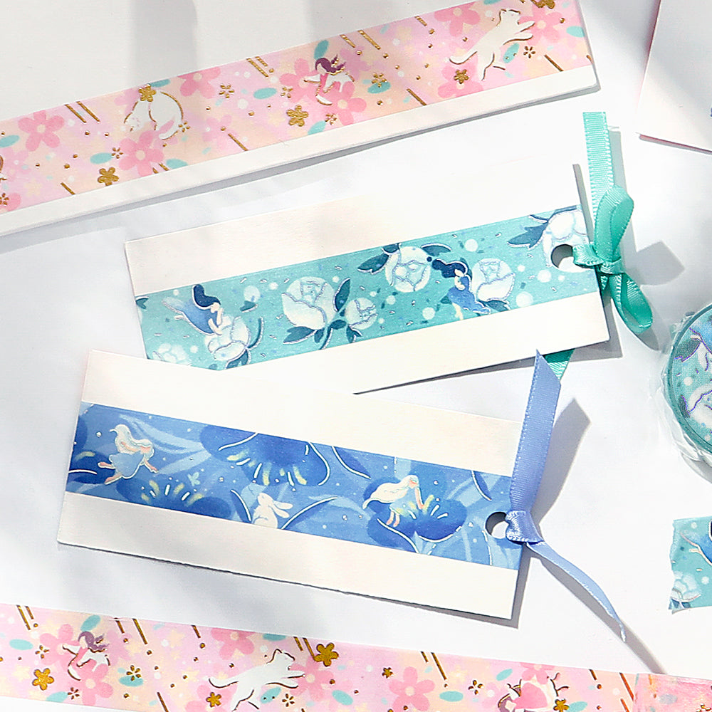 BGM Foil Stamping Masking Tape: Hana Monogatari - Night Scent — with packaging