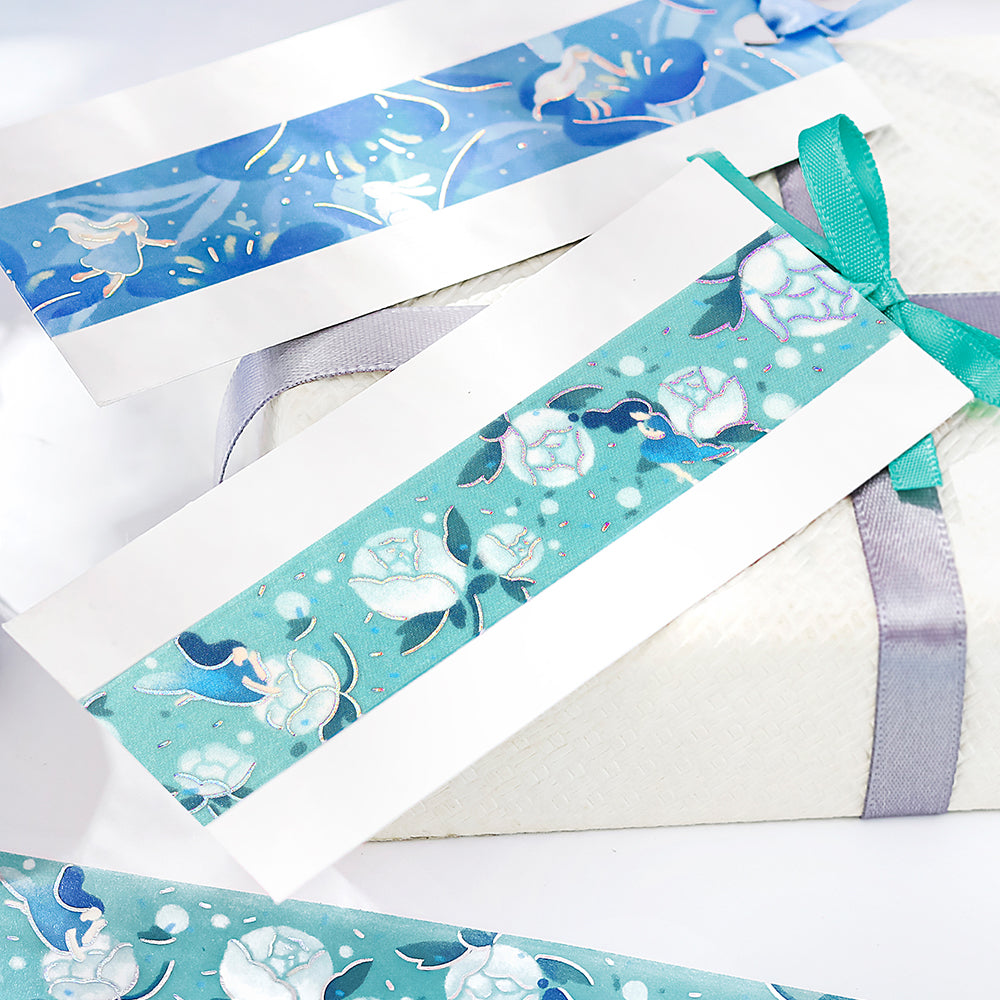 BGM Foil Stamping Masking Tape: Hana Monogatari - Blue Dream — with packaging