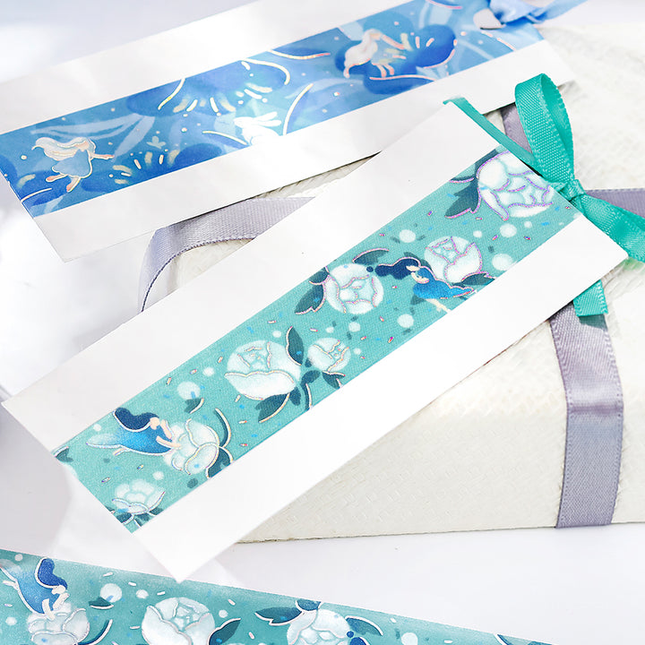 BGM Foil Stamping Masking Tape: Hana Monogatari - Blue Dream — with packaging