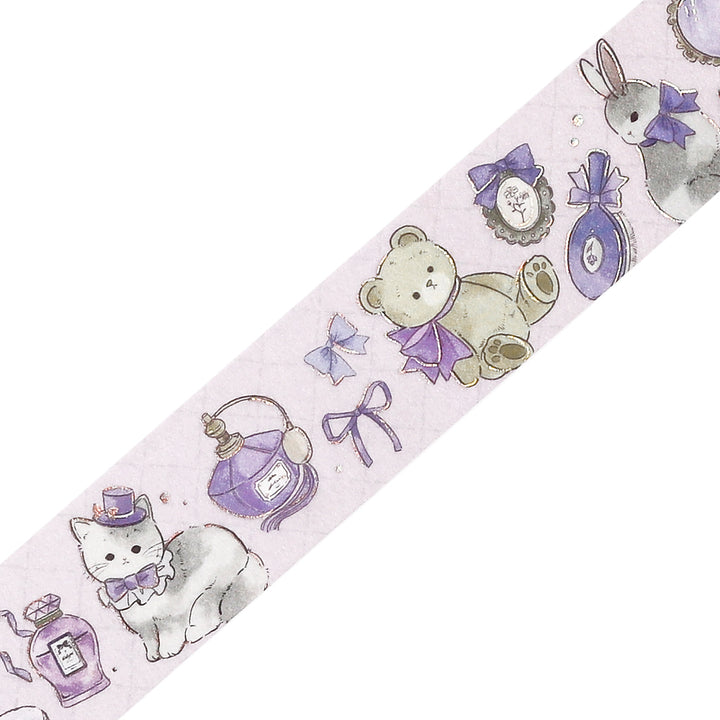 BGM Foil Stamping Masking Tape: Fairy Tale Party - Perfume — pattern detail