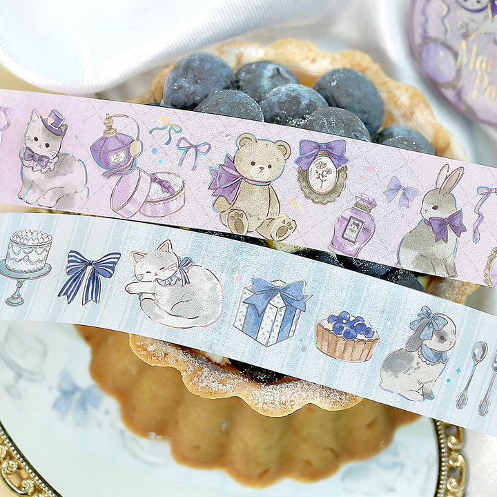 BGM Foil Stamping Masking Tape: Fairy Tale Party - Perfume — applied on surface