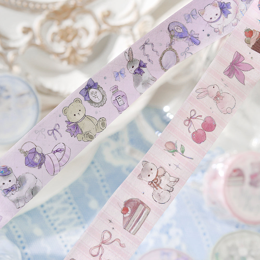 BGM Foil Stamping Masking Tape: Fairy Tale Party - Perfume — with packaging