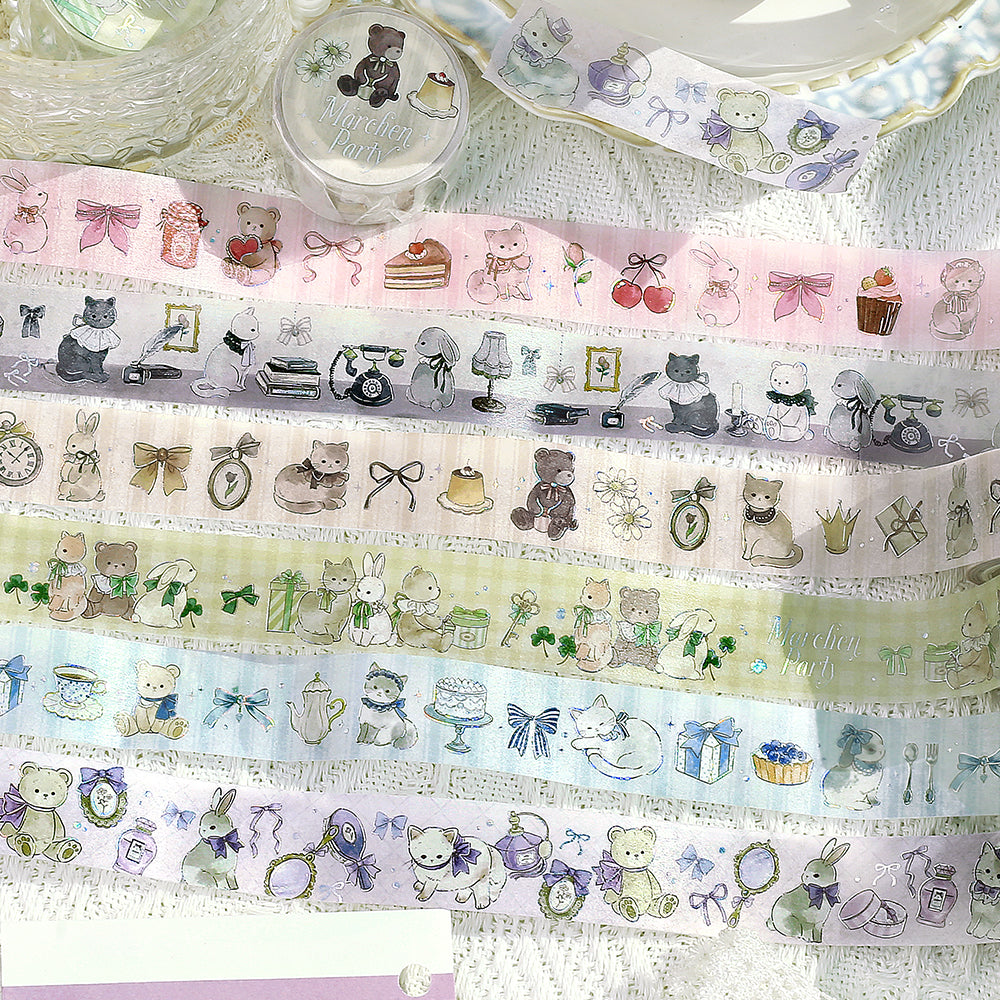 BGM Foil Stamping Masking Tape: Fairy Tale Party - Garden — colour swatch