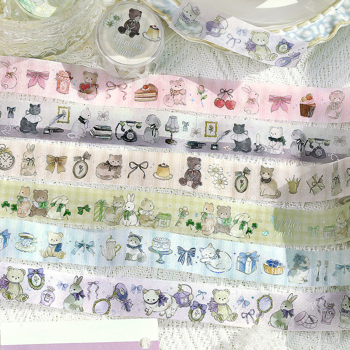 BGM Foil Stamping Masking Tape: Fairy Tale Party - Garden — colour swatch