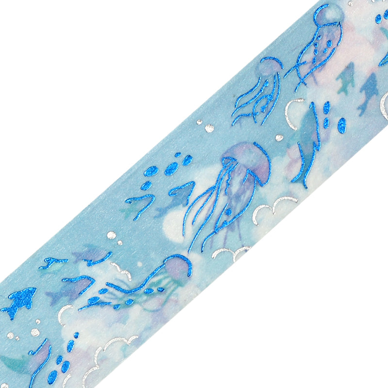 BGM Foil Stamping Masking Tape: Sky Encyclopedia - Ocean — pattern detail