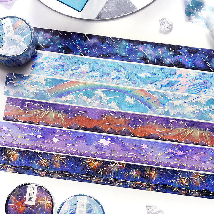 BGM Foil Stamping Masking Tape: Sky Encyclopedia - Ocean — colour swatch