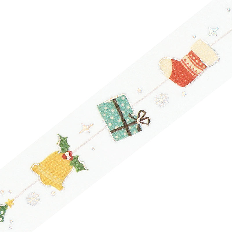 BGM Foil Stamping Christmas Limited Edition Masking Tape - Christmas Ornaments — pattern detail