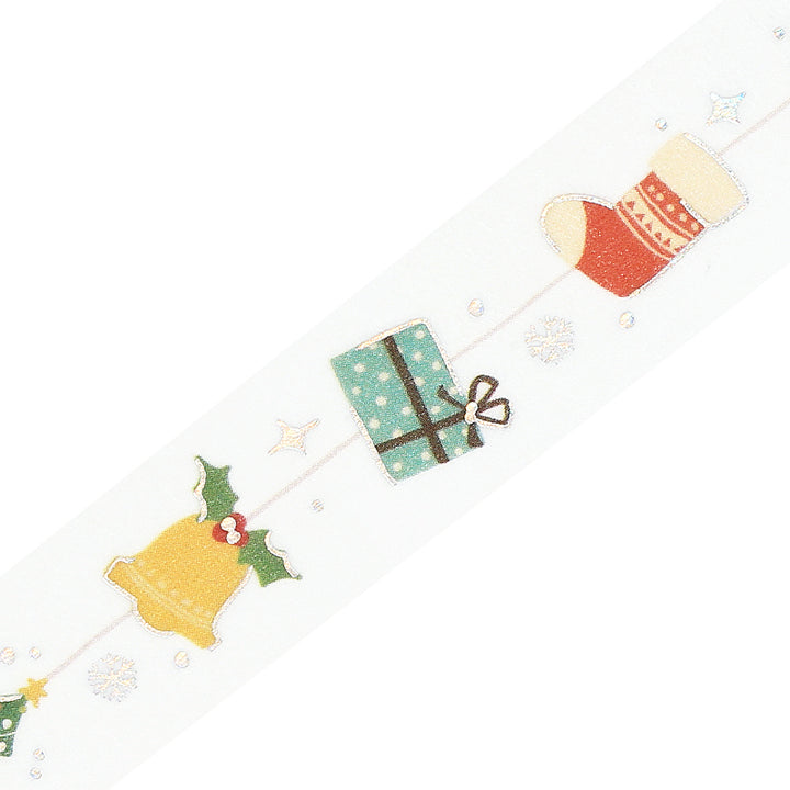 BGM Foil Stamping Christmas Limited Edition Masking Tape - Christmas Ornaments — pattern detail