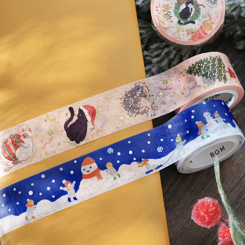 BGM Foil Stamping Christmas Limited Edition Masking Tape - Let&