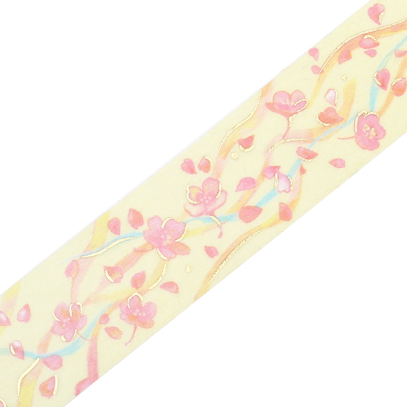 BGM Sakura Limited Edition 2024 Masking Tape - Sakura Blizzard — pattern detail