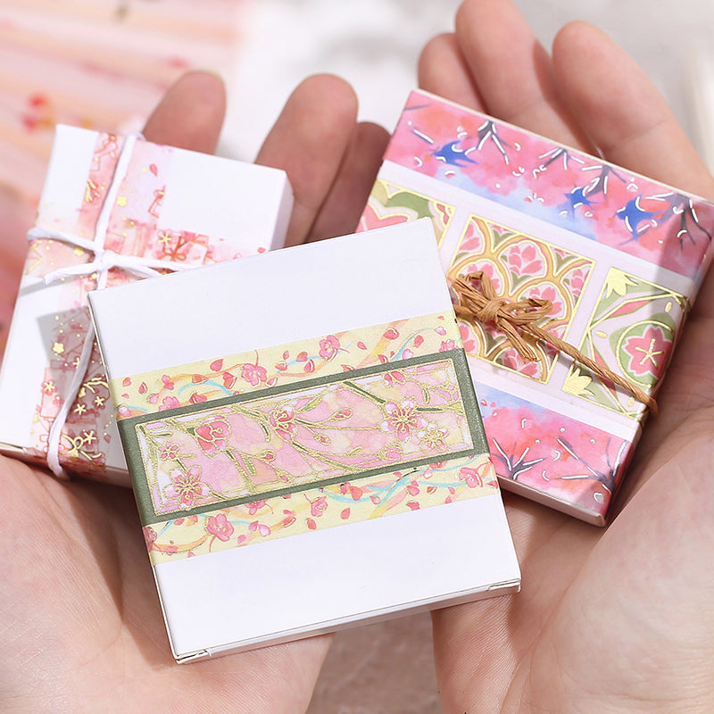 BGM Sakura Limited Edition 2024 Masking Tape - Sakura Blizzard — with packaging