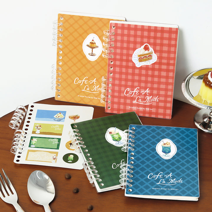 BGM Sticker Collection Album: Café à la Mode Retro Pudding — close-up