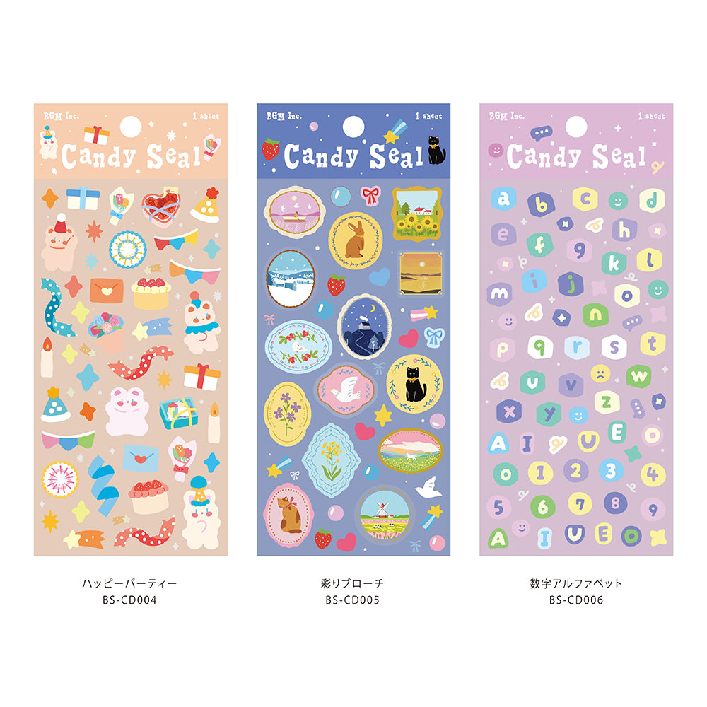 BGM Candy Seal - Happy Party — close-up