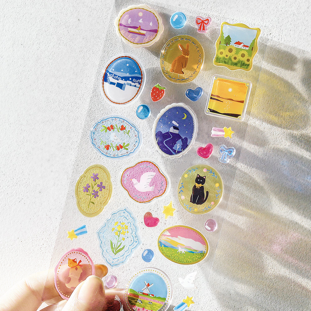 BGM Candy Seal - Colorful Brooch — detail view