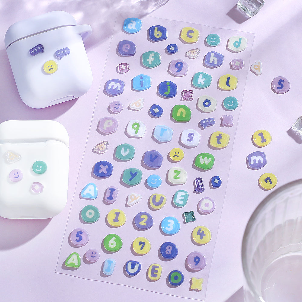 BGM Candy Seal - Numeric Alphabet — detail view