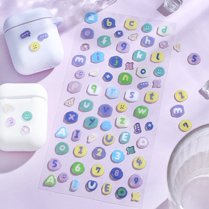 BGM Candy Seal - Numeric Alphabet — detail view