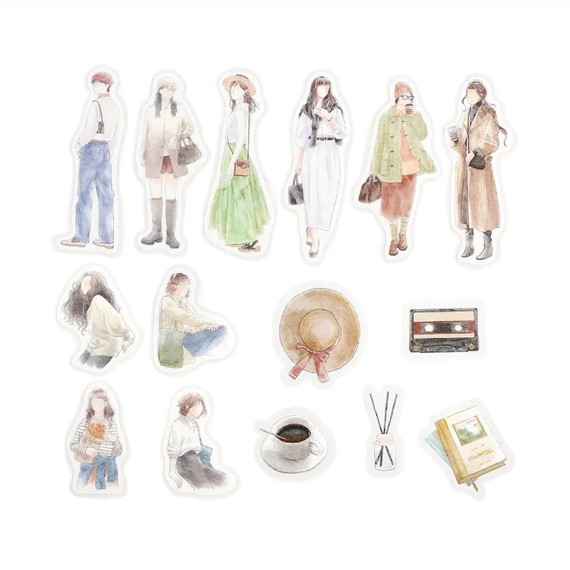 BGM Coordinating Sticker: Cherie - Daikanyama — front view