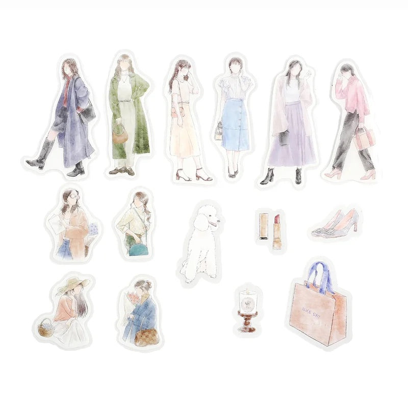 BGM Coordinating Sticker: Cherie - Ginza — front view