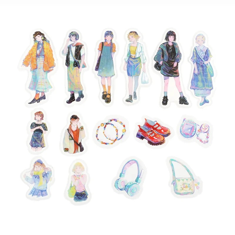 BGM Coordinating Sticker: Cherie - Harajuku — front view