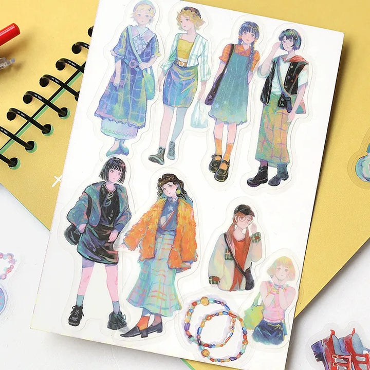 BGM Coordinating Sticker: Cherie - Harajuku — in use