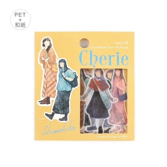BGM Coordinating Sticker: Cherie - Shimokitazawa — side view