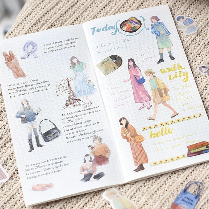 BGM Coordinating Sticker: Cherie - Shimokitazawa — with packaging