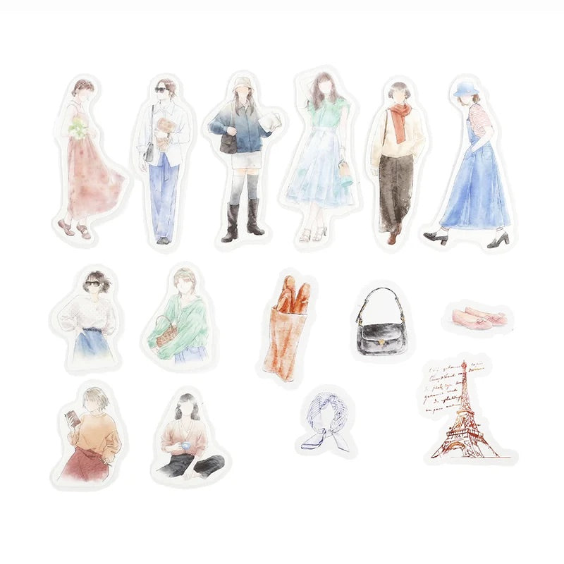 BGM Coordinating Sticker: Cherie - Paris — front view