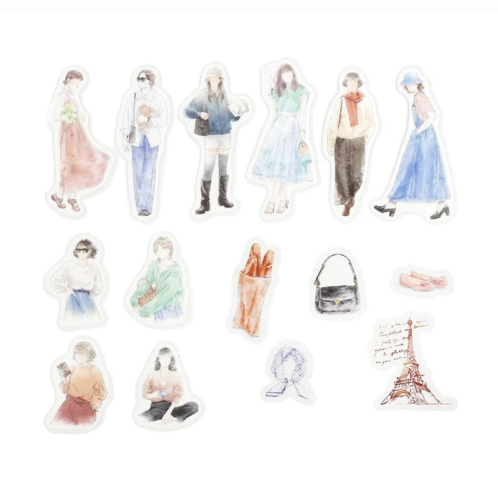 BGM Coordinating Sticker: Cherie - Paris — front view