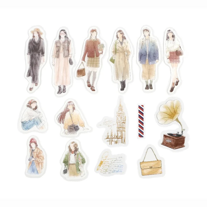 BGM Coordinating Sticker: Cherie - London — front view