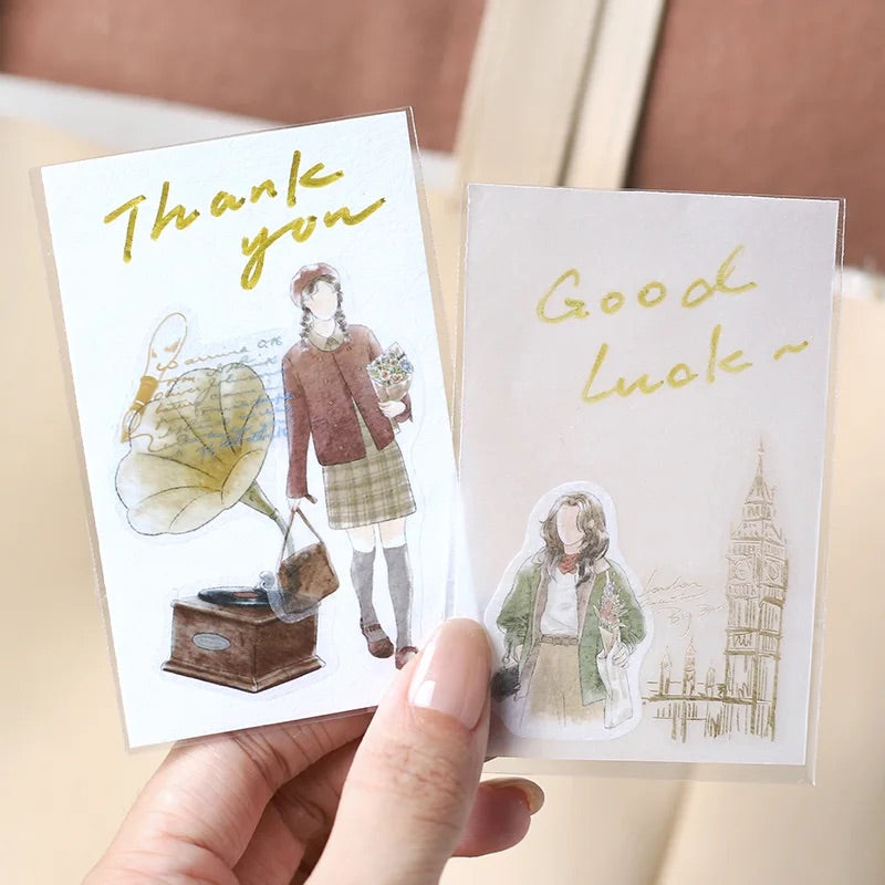 BGM Coordinating Sticker: Cherie - London — with packaging