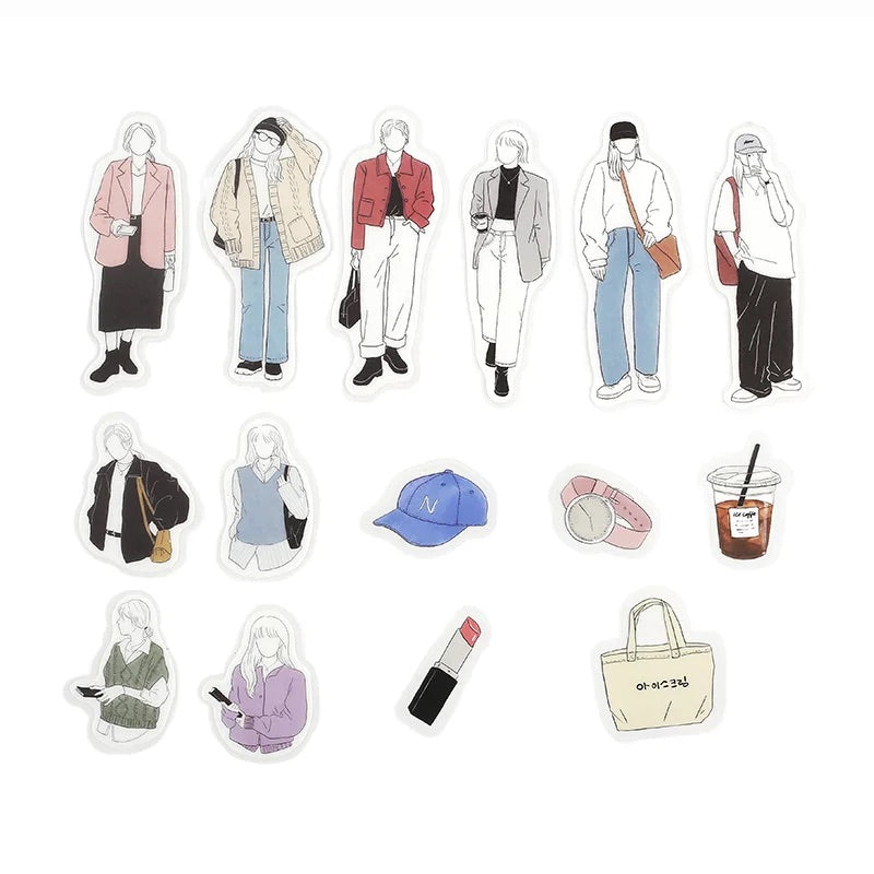 BGM Coordinating Sticker: Cherie - Seoul — front view