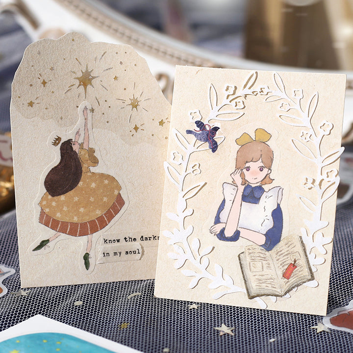 BGM Coordinating Sticker: Virgin Picture Book - Princess — angle view