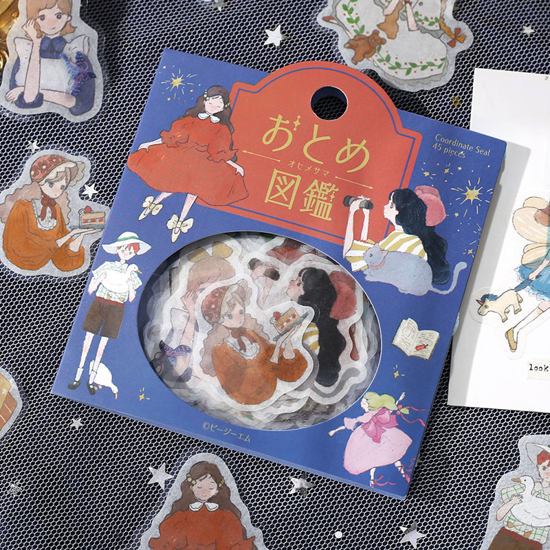 BGM Coordinating Sticker: Virgin Picture Book - Princess — close-up