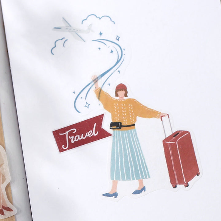 BGM Coordinating Sticker: Virgin Picture Book - Girls Trip — angle view