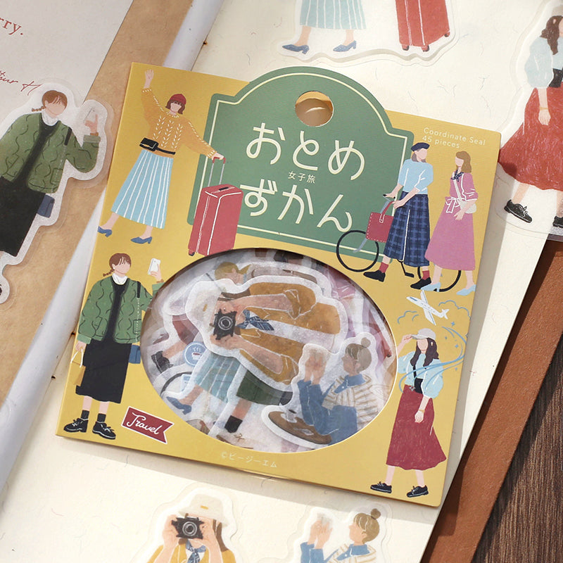 BGM Coordinating Sticker: Virgin Picture Book - Girls Trip — close-up