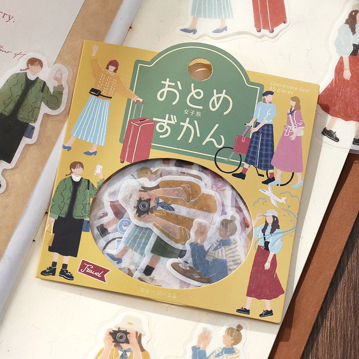 BGM Coordinating Sticker: Virgin Picture Book - Girls Trip — close-up