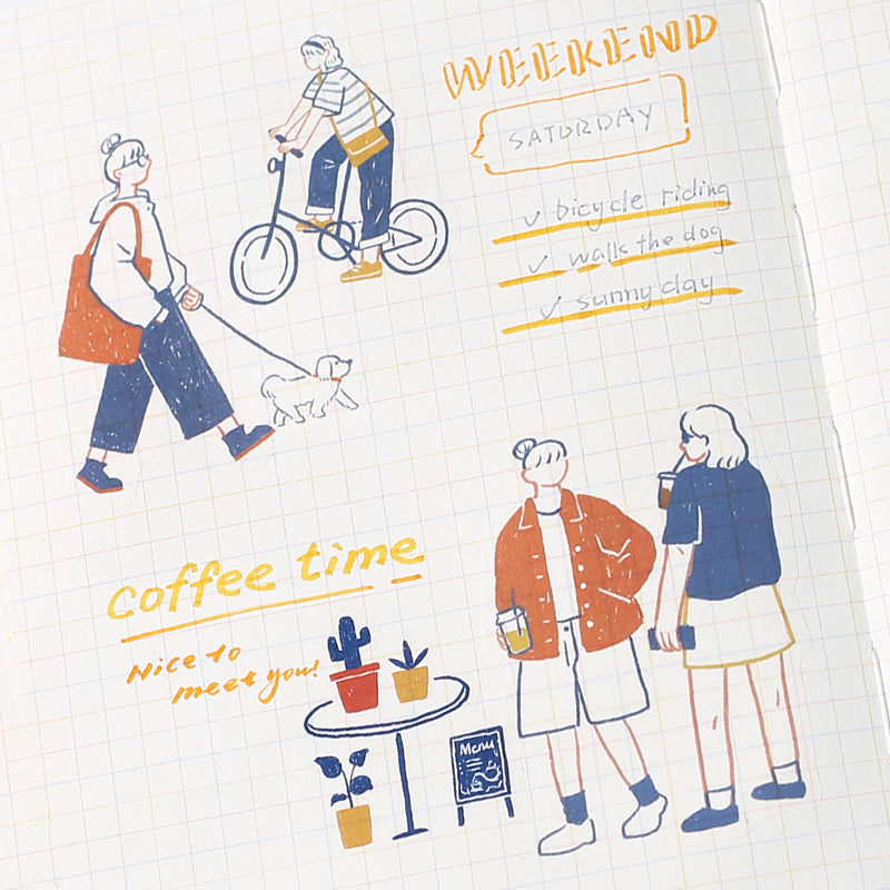 BGM Coordinating Sticker: Virgin Picture Book - City — close-up