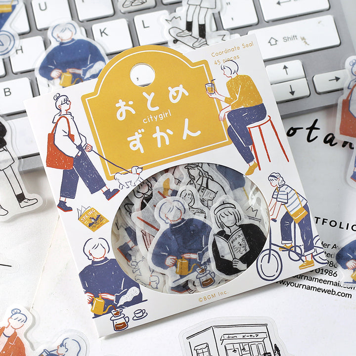 BGM Coordinating Sticker: Virgin Picture Book - City — flat lay