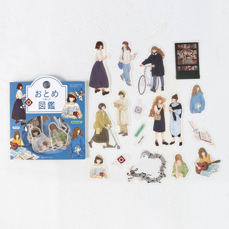BGM Coordinating Sticker: Virgin Picture Book - Literary Girl — with packaging