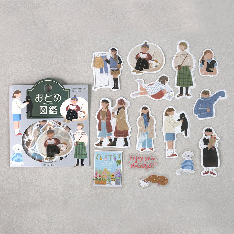 BGM Coordinating Sticker: Virgin Picture Book - Holiday Girl — with packaging