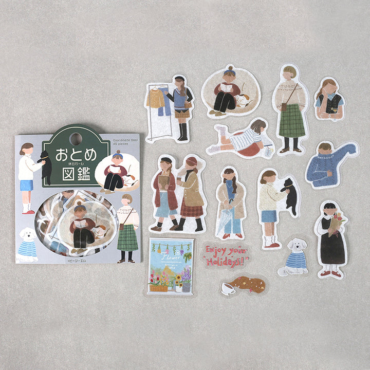 BGM Coordinating Sticker: Virgin Picture Book - Holiday Girl — with packaging