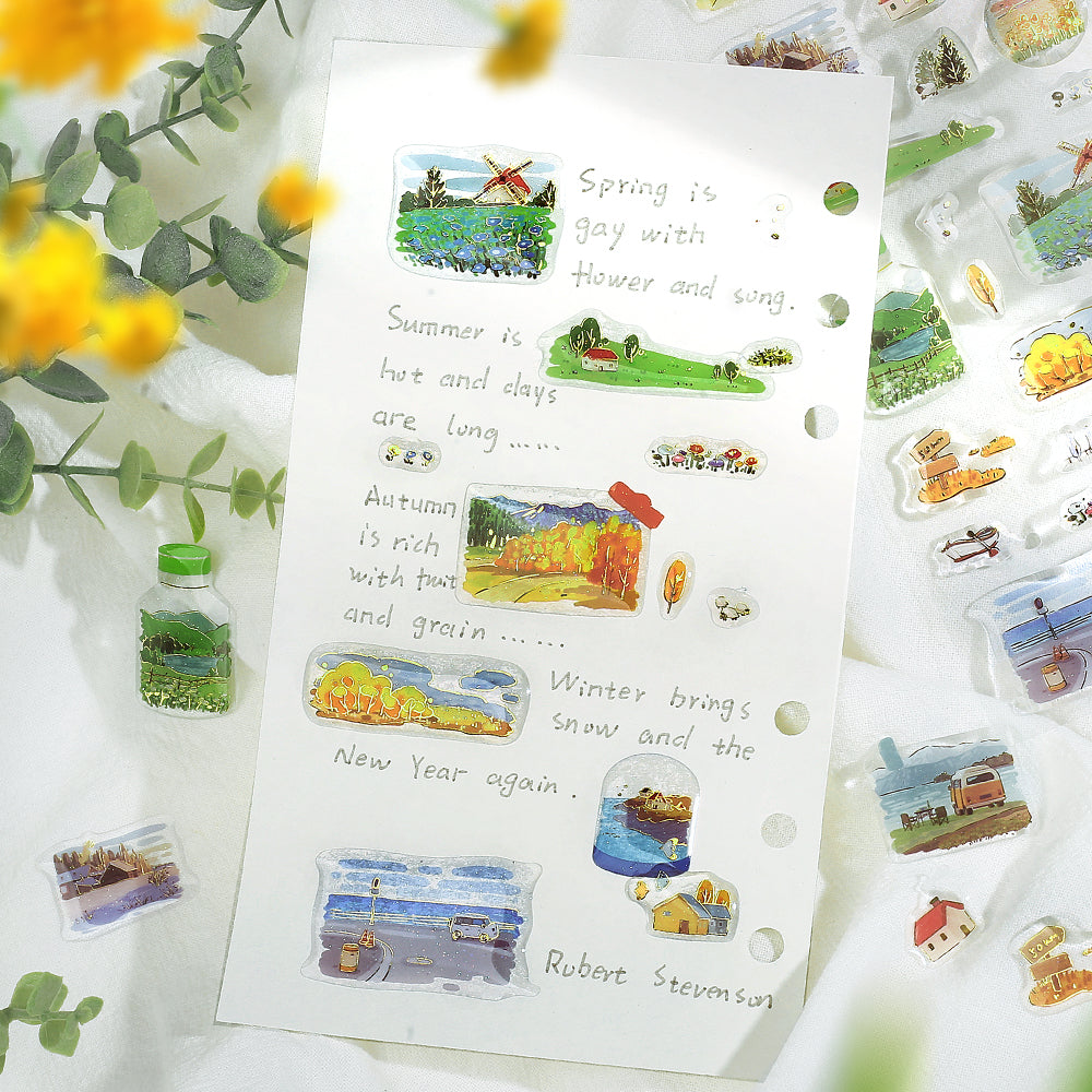 BGM Crystal Seal - Traveling Scenery — with packaging