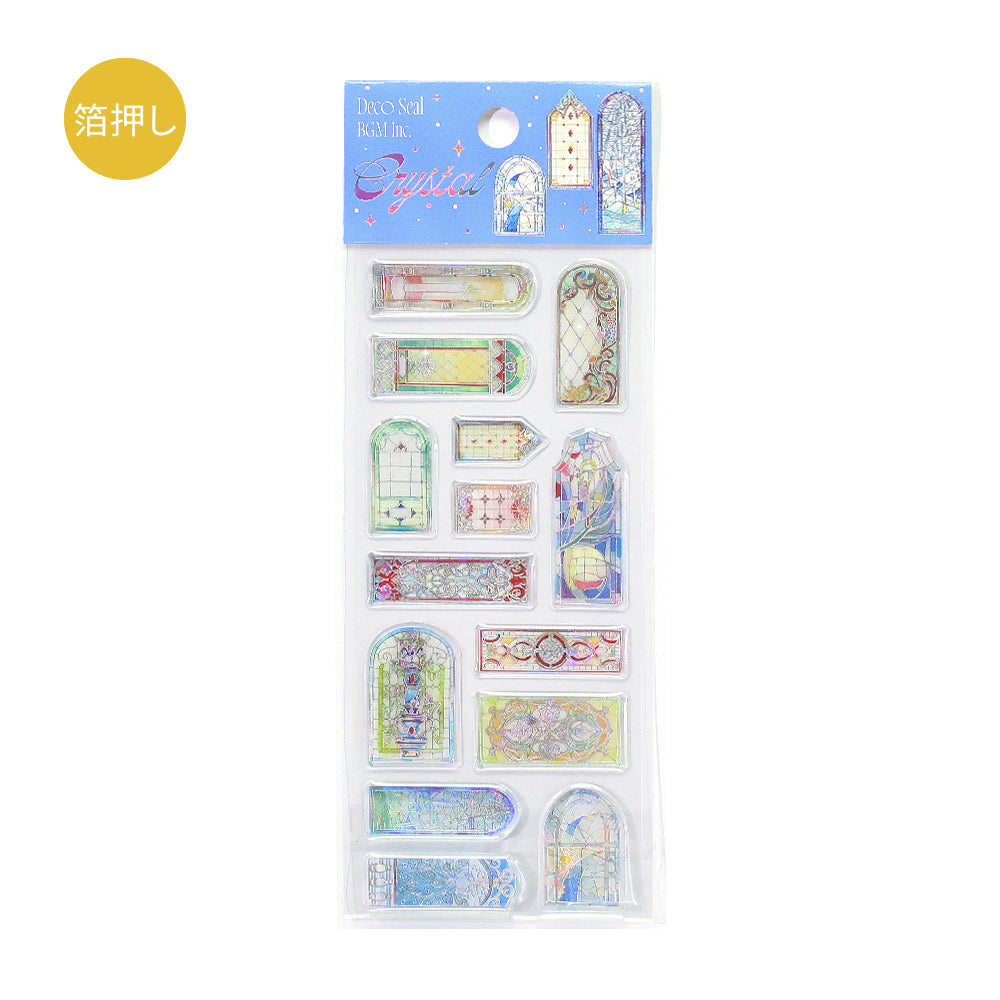 BGM Crystal Seal - Stained Glass — front view