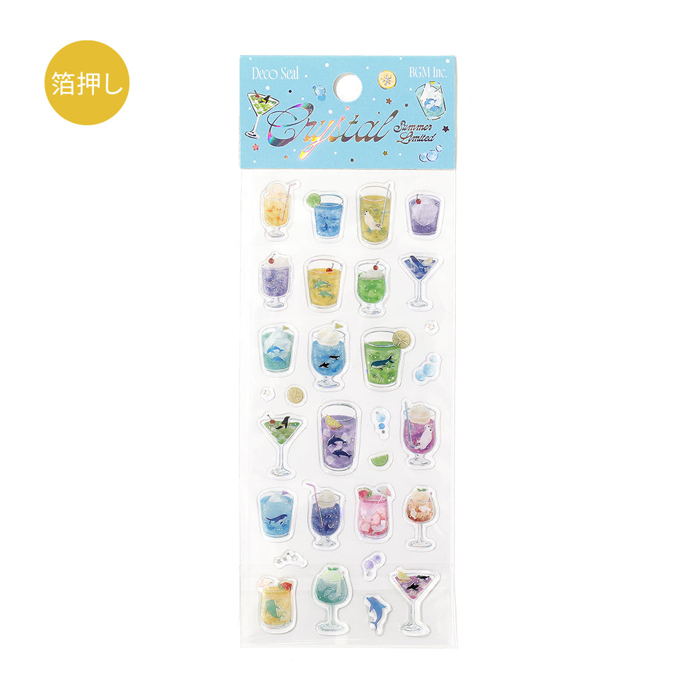 BGM Summer Limited Crystal Seal - Sea and Soda — front view