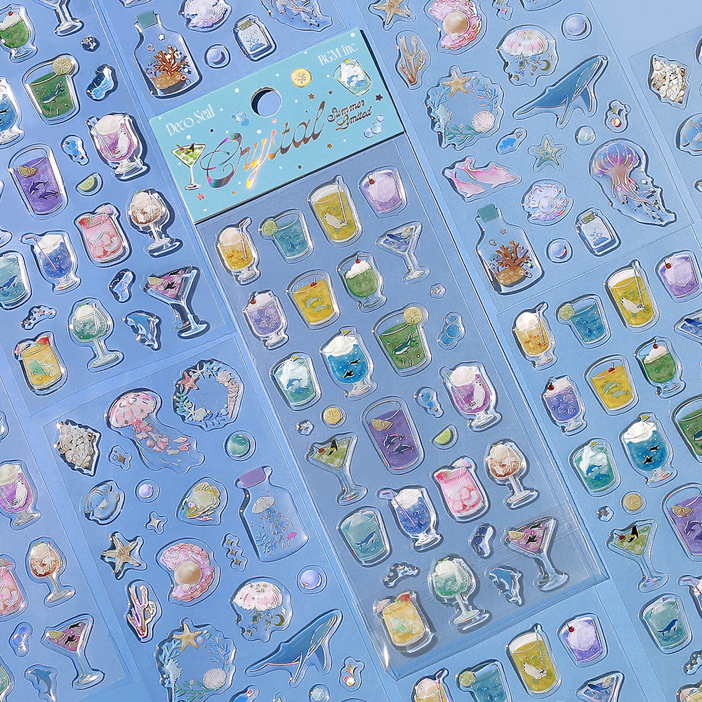 BGM Summer Limited Crystal Seal - Sea and Soda — side view