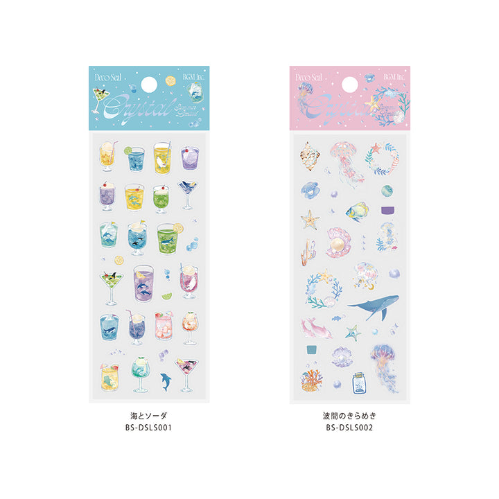 BGM Summer Limited Crystal Seal - Sparkle Between the Waves — close-up